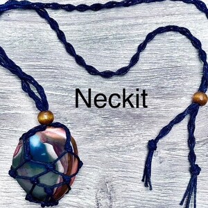 Netted Jasper Stone Necklace