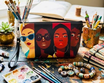 Cartera de mano colorida para mujer