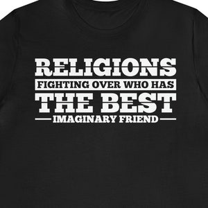 Atheist Gift / Funny Atheist Shirt For Him & Her / Anti-Religion T-Shirt / Positive Atheism TShirt / Secular Tee / Physics Teacher Shirts