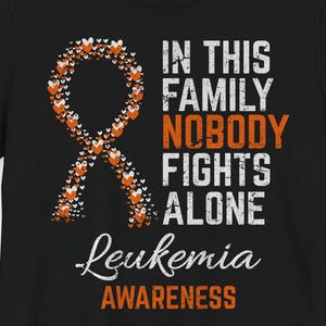 Leukemia Awareness Shirt: Hope Ribbon Tee, Survivor Support