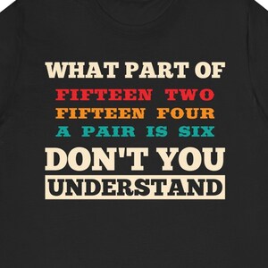 Cadeau cribbage / chemise drôle de jeux de société pour lui et elle / T-shirt amateur de jeux de cartes / T-shirt jeu de société / T-shirt cribbage / cadeaux pour joueurs de société