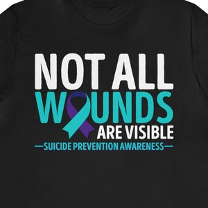 Shirt zelfmoordbewustzijn / cadeau zelfmoordpreventie voor hem en haar / T-shirt zelfmoordondersteuning / T-shirt depressiebewustzijn / T-shirt geestelijke gezondheid