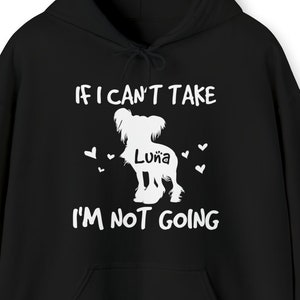 Personalized Chinese Crested Hoodie: Crestie Lover Gift