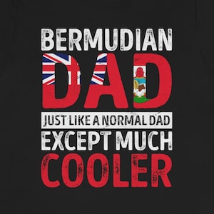 Dad From Bermuda Shirt / Hoodie / Sweatshirt / Tank Top / Father’s Day Gift For Bermudian Dad / Bermuda Birthday Present / Bermuda Flag Tee