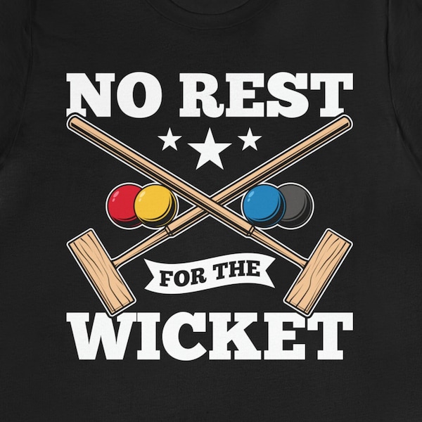 Funny Croquet Shirt / Croquet Player Gift For Him & Her / Croquet Fan T-Shirt / Croquet Lover TShirt / Croquet Master Tee / Croquet Present