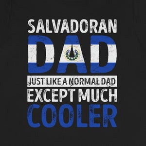 Shirt / hoodie / sweater / tanktop vader uit El Salvador / Vaderdagcadeau voor Salvadoraanse vader / Verjaardagscadeau El Salvador / Vlag