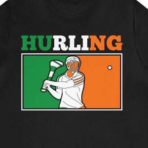 Lustiges Hurling Spieler T-Shirt: Gälisch irisches Sport Tee