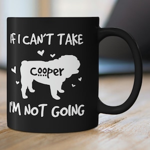 Personalized English Bulldog Mug: Custom Dog Lover Gift