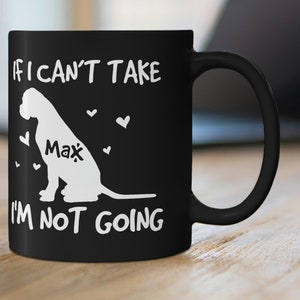 Personalized Boxer Dog Mug: Custom Dog Lover Gift
