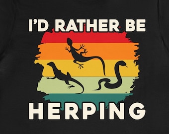 Grappig Herping-T-shirt: cadeau voor reptielenliefhebber