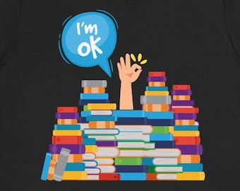 Maglietta da bibliotecario, regalo per amanti dei libri, bibliotecario, bibliotecario, lettura, abbigliamento per personale d'ufficio, istruzione e carriera
