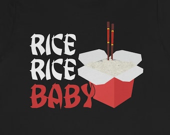 Funny Rice Shirt Gift Foodie Asian Cuisine Lover Dinner Tee Tshirt Comfort Food
