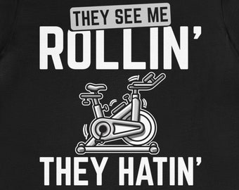 Lustiges Spin Class T-Shirt: Indoor Radfahren Liebhaber Geschenk