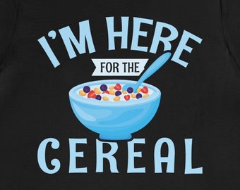 Funny Cereal Lover Shirt: Breakfast Fan Gift Tee