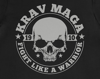 Funny Krav Maga Shirt Martial Arts Gift Instructor Tee Training Fitness Tshirt Combat Defense
