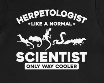 T-shirt herpetoloog-wetenschapper: grappig cadeau herpetologist