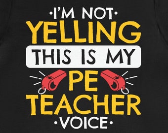 Lustige Sportlehrer-T-Shirt: Phys Ed Coach Geschenk