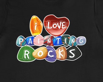 Painting Rocks Shirt / Rock Painting Lover Gift For Him & Her / Rock Paint T-Shirt / Rock Painter TShirt / Cute Painting Rocks Present