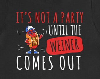 Funny Hot Dog T-Shirt: Party Foodie Gift