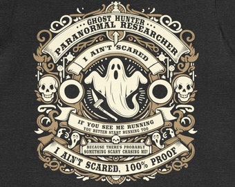 Paranormal Forscher T-Shirt: Lustiges Geisterjäger Geschenk