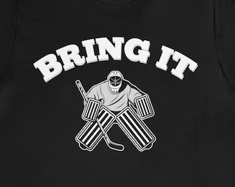Camiseta Gag Hockey Goalie: Presente engraçado para jogador de hóquei no gelo