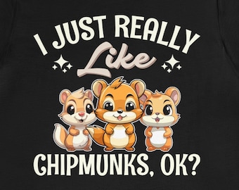 Chipmunk Shirt Wildlife Animal Lover Forest Nature Rodent Tee Backyard Gift Tshirt