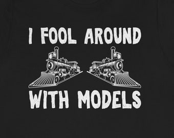 Funny Model Train T-Shirt: Train Collector Gift