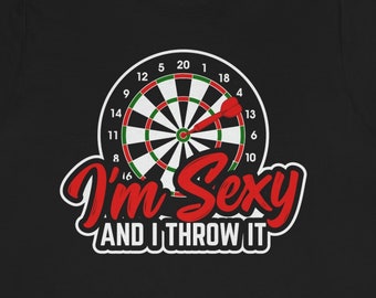 Funny Darts Player Shirt Gift Board Lover Tee Match Night Pub Tshirt League Target