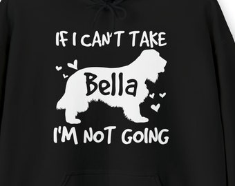Personalized Cocker Spaniel Hoodie Dog Owner Gift Breed Lover Sweatshirt Canine Apparel Comfort Pride