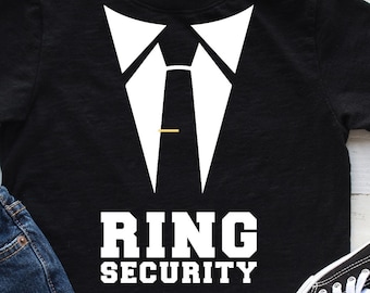 Ring Sicherheit Kleinkind-T-Shirt: Lustiges Ringträger Outfit