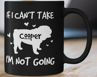 Personalized English Bulldog Coffee Mug Gift Dog Lover Owner Present Cup Canine Breed Custom