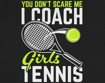 Maglietta da allenatore di tennis per ragazze - Divertente maglietta regalo per il tennis