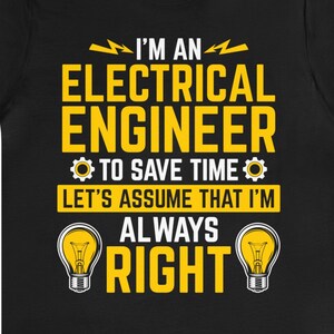 Funny Electrical Engineer T-Shirt: Electrician Dad Gift