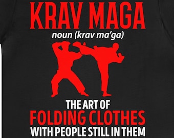 Krav Maga Shirt Martial Arts Training Self Defense Fitness Tee Instructor Gift Combat Tshirt