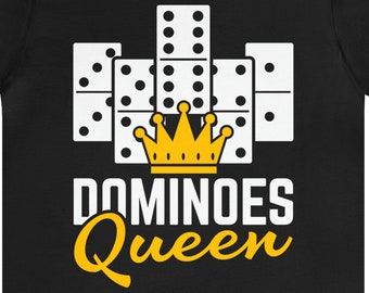 Dominoes Queen Shirt: Funny Domino Player Gift - Etsy