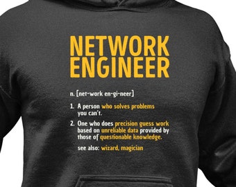 Network Engineer Definition Hoodie - Funny Tech Coder Gift