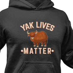 Funny Yak Hoodie: Animal Lover Gift