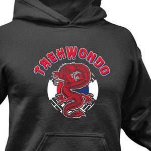 Taekwondo Hoodie: Funny Martial Arts Black Belt Gift