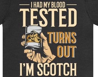Rolig skotsk whiskyälskare T-shirt: Whiskydrickare gåva