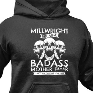 Millwright-sweater met capuchon industriële machines reparatie vakwerker mechanisch onderhoud cadeau geschoolde professional