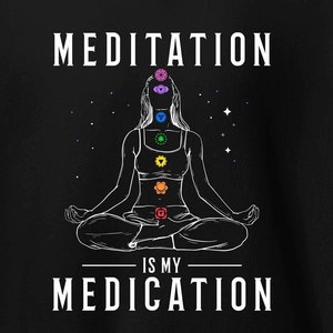 Chakra Sweatshirt / Cute Spiritual Meditation Hoodie / Yoga Chakra Alignment Pullover / Mindful Gift for Yogi and Wellness Lovers Sweater