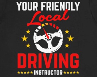 Lustiges Fahrlehrer T-Shirt: Wertschätzung Geschenk