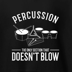 Funny Percussionist Hoodie: Band Apparel Gift