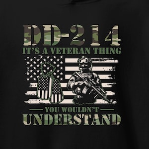 Stolzer veteranischer Hoodie: Amerikanische Flagge, Militärgeschenk