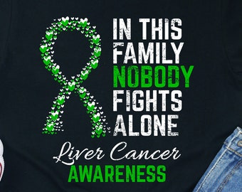 Liver Cancer Awareness Shirt: Unisex Support Ribbon Tee