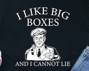 Camiseta de Cartero con Cajas Grandes / Sudadera con Capucha / Sudadera / Camiseta sin Mangas / Camiseta de Cartero / Regalo de Cartero / Camiseta de Cartero / Camiseta Postal / Camiseta de Cartero