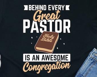 Pastor Wertschätzung Shirt Geschenk Dienst Glaube Führer Kirche Jubiläum Feier Tee TShirt Service Klerus