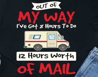 Postal Worker Gift / Hoodie / Sweatshirt / Tank Top / Postal Worker Shirt / Mailman T-Shirt / Postman / Mail Carrier Gift / Post Office Tee