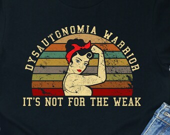Camiseta de guerrero de la disautonomía: camiseta de apoyo para la concienciación