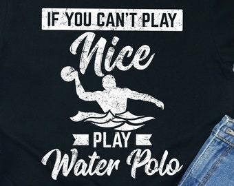 Camiseta divertida de polo aquático: design divertido